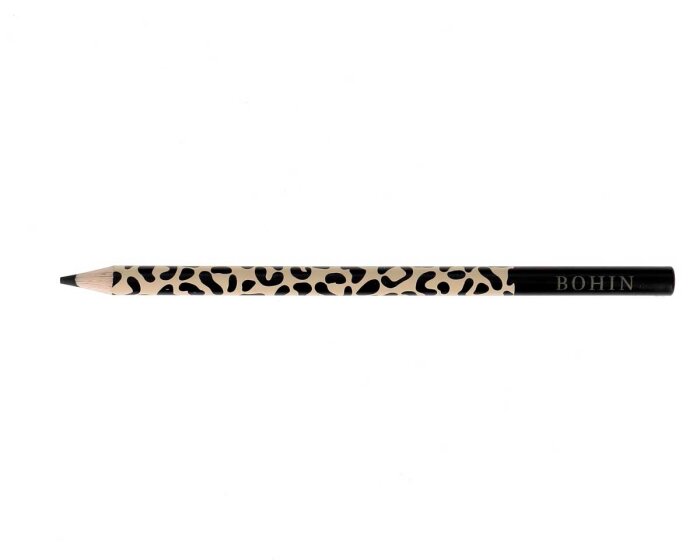 Auswaschbarer Markierstift ANIMAL, schwarz, Bohin Leopard