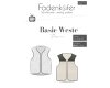 Damen-Schnittmuster Basic-Weste, fadenkäfer