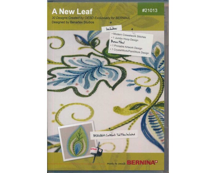 Stickmotiv-CD A NEW LEAF, Bernina, Benartex Studios