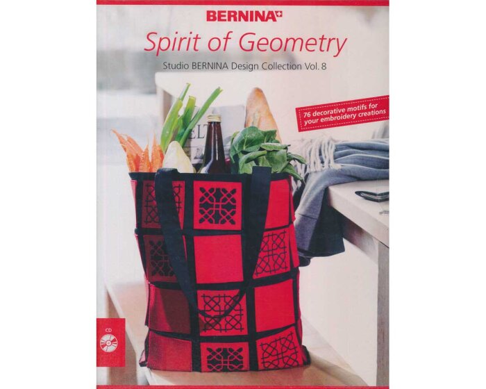 Stickmotiv-CD SPIRIT OF GEOMETRY, Design Collection Vol. 8, BERNINA