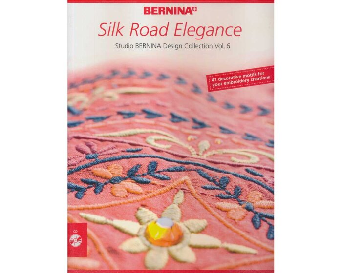 Stickmotiv-CD SILK ROAD ELEGANCE, Design Collection Vol. 6, BERNINA