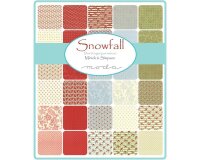 50 cm Reststück Patchworkstoff SNOWFALL PRINTS,...