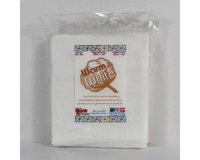 Volumenvlies WARM & WHITE, Craft Size 0,86 x 1,14 m, The Warm Company