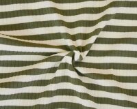 Baumwoll-Rippenjersey RIP STRIPE, breite Streifen,...