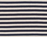 Baumwoll-Rippenjersey RIP STRIPE, breite Streifen,...