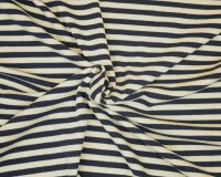 Baumwoll-Rippenjersey RIP STRIPE, breite Streifen,...