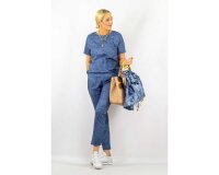 Baumwoll-Popelinestoff mit Stretch JEANSER, Jeans-Design,...