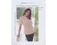 Schnittmuster BLUSE MIT TIEFEM POLOVERSCHLUSS, pattern...